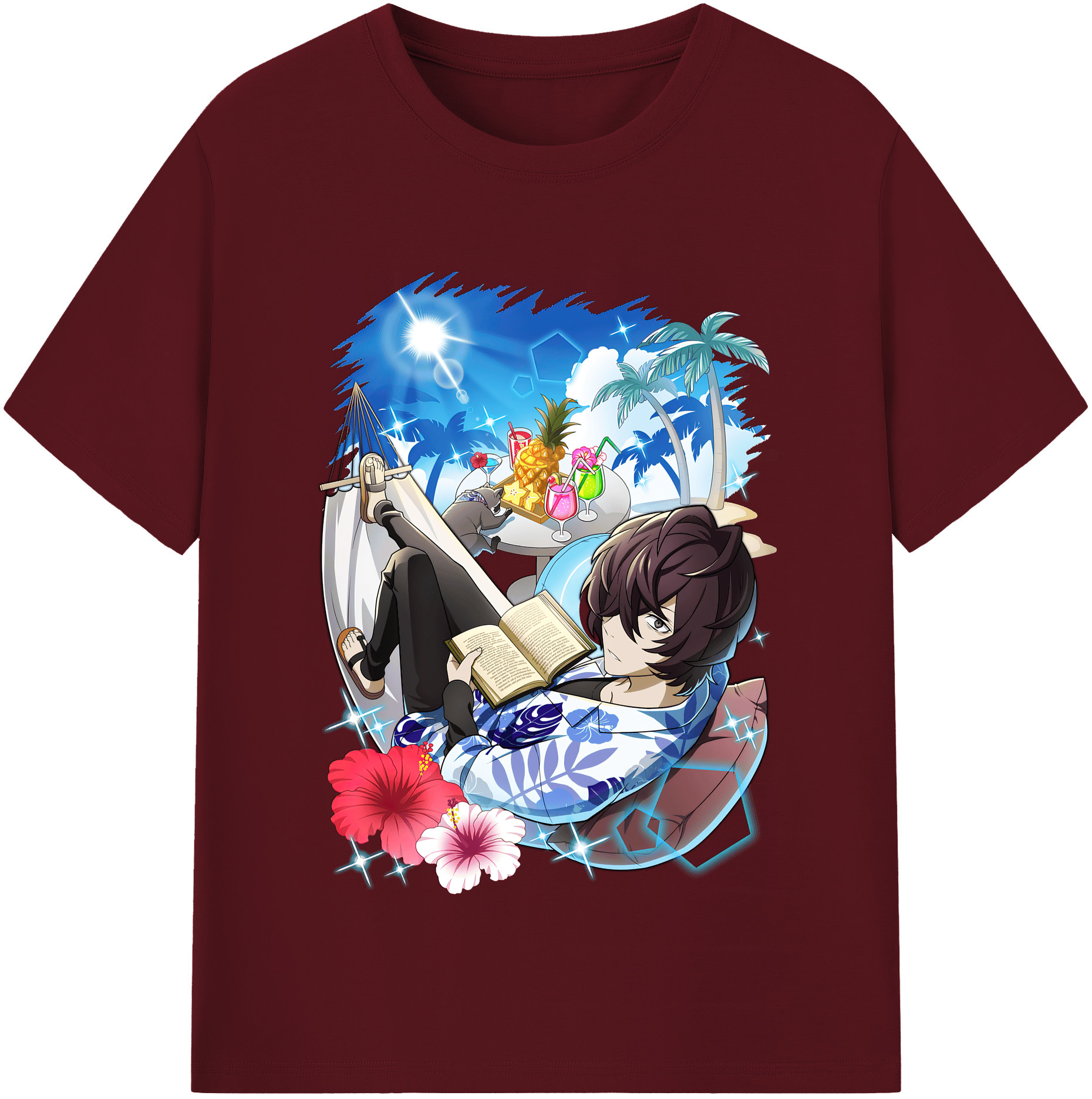 （画像用） 文豪ストレイドッグス Bungo Stray Dogs 綿100％半袖Tシャツ（フロントプリント）